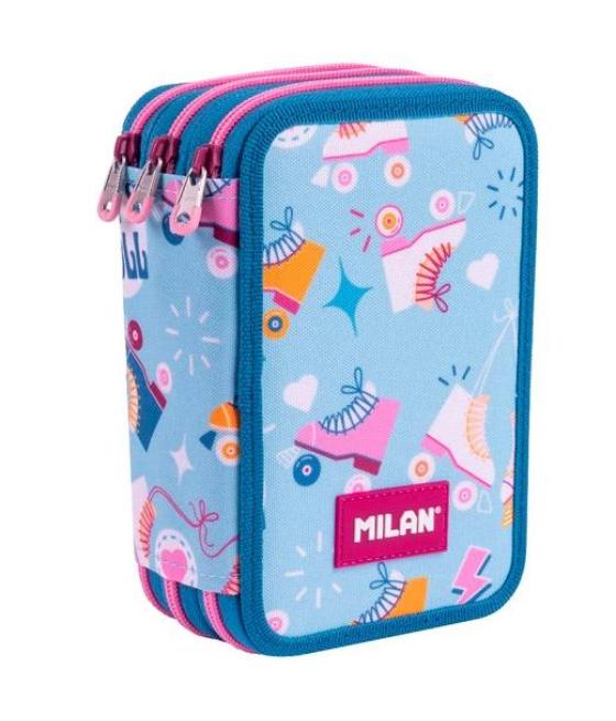 Milan plumier 3 pisos con contenido serie especial roller 2