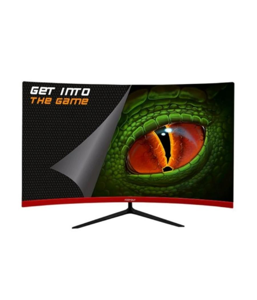 Monitor led gaming 23.8 pulgadas keep out xgm24c curvo - fhd - hdmi - vga - 100hz - 1ms - vesa 75 x 75