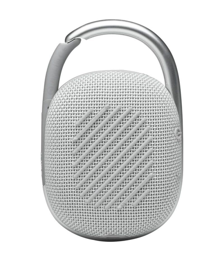 Altavoz con bluetooth jbl clip 4/ 5w/ 1.0/ blanco