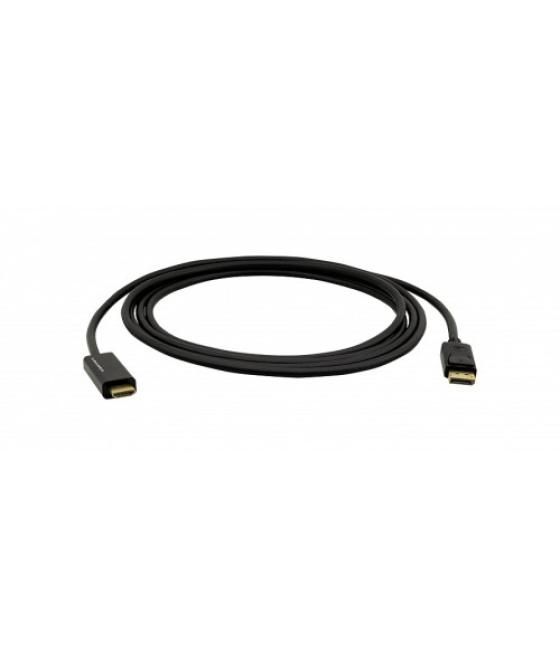 Kramer electronics c-dpm/hm/uhd-6 adaptador de cable de vídeo 1,8 m displayport hdmi negro