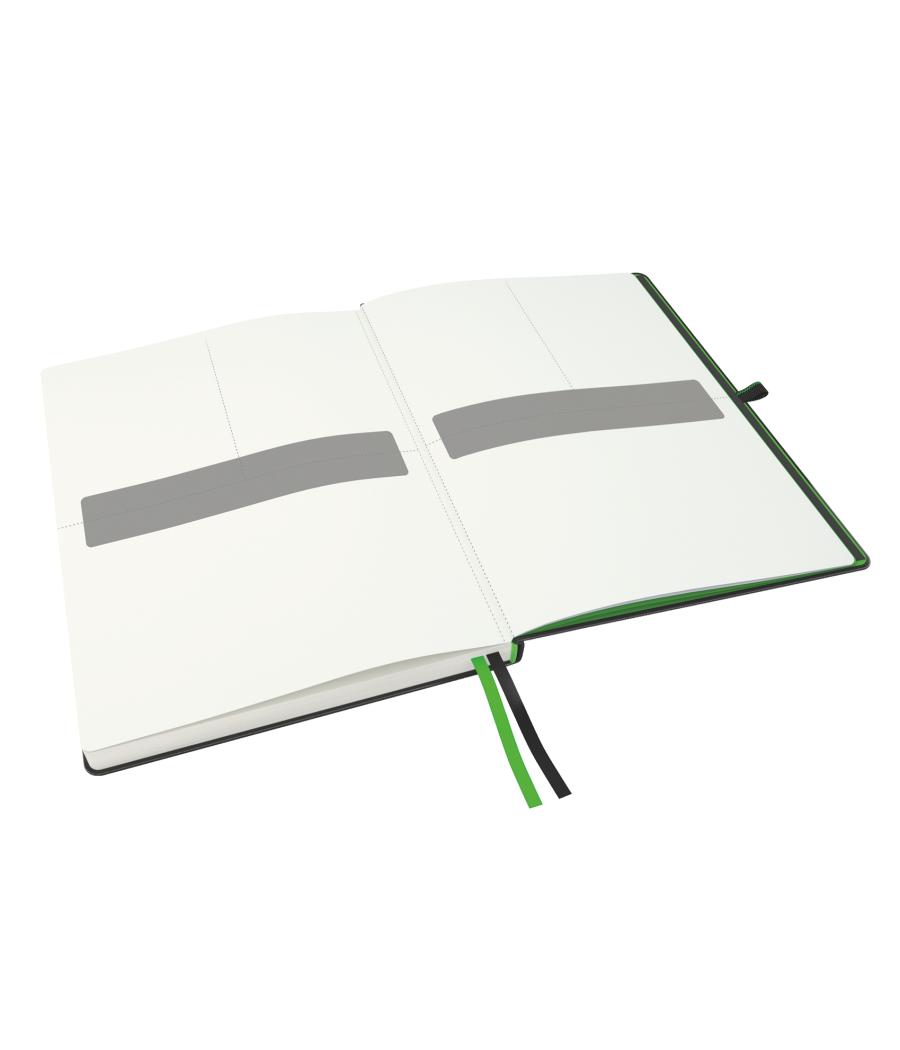 Cuaderno encolado leitz complete tapa dura din a4 80 hojas rayado horizontal color negro