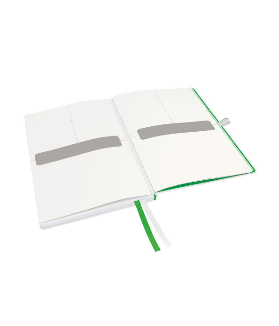 Cuaderno encolado leitz complete tapa dura din a5 80 hojas cuadro 5 mm color negro