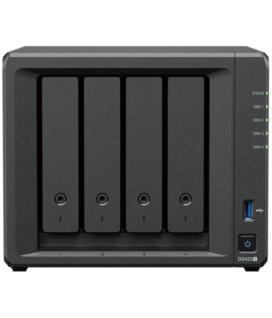 Nas synology diskstation ds423+/ 4 bahías 3.5'- 2.5'/ 6gb ddr4/ formato torre Nas synology diskstation ds423+/ 4 bahías 3.5'- 2.5'/ 6gb ddr4/ formato torre