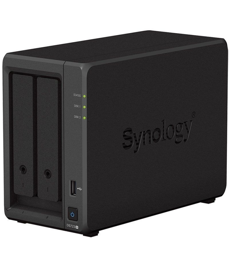 Nas synology diskstation ds723+/ 2 bahías 3.5'- 2.5'/ 8gb ddr4/ formato torre