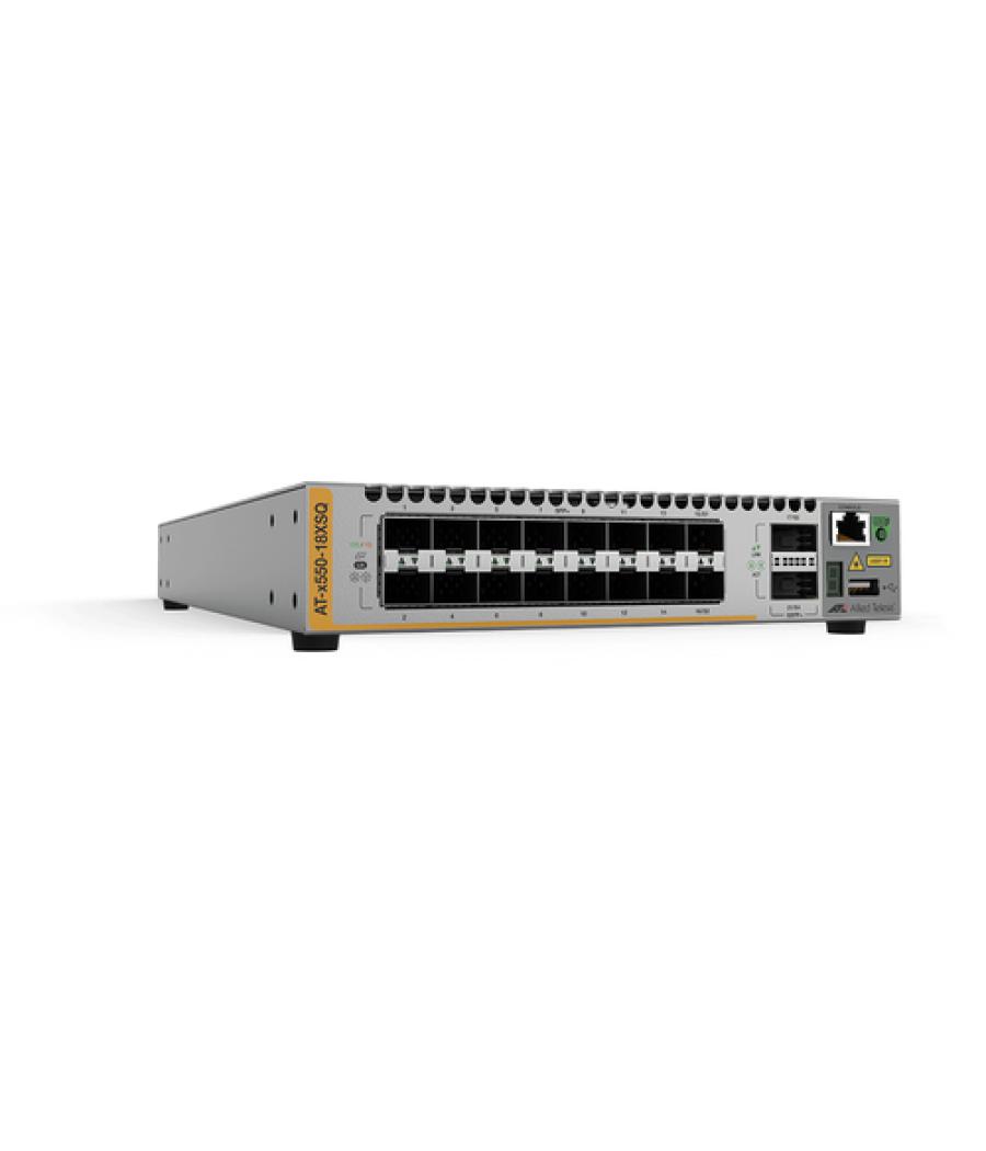 Allied Telesis AT-x550-18XSQ-50 Gestionado L3 10G Ethernet (100/1000/10000) Energía sobre Ethernet (PoE) Gris