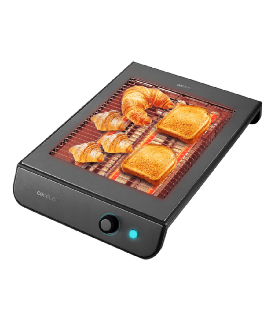 Tostardor plano cecotdc horizontal turbo easytoast inoxdark 900w