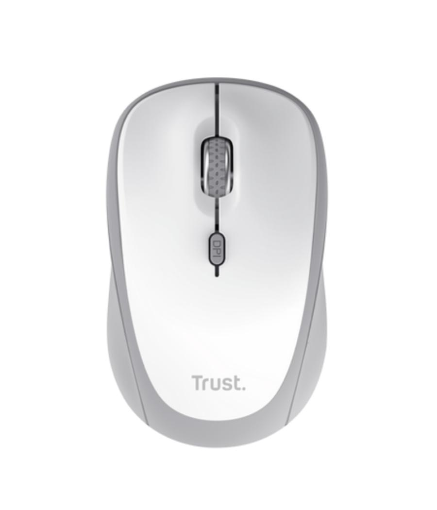 Raton optico yvi+ wireless multidispositivo blanco trust