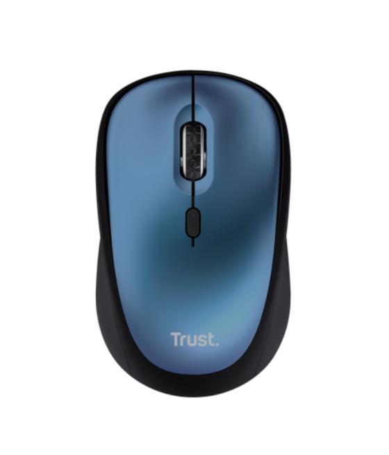 Raton optico yvi+ wireless silencioso azul trust