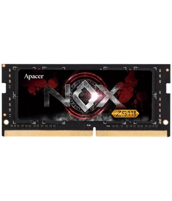 Memoria ram apacer nox 16gb/ ddr4/ 3200mhz/ 1.2v/ cl20/ sodimm