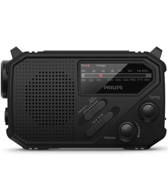 Radio portátil philips tar1609/ negra