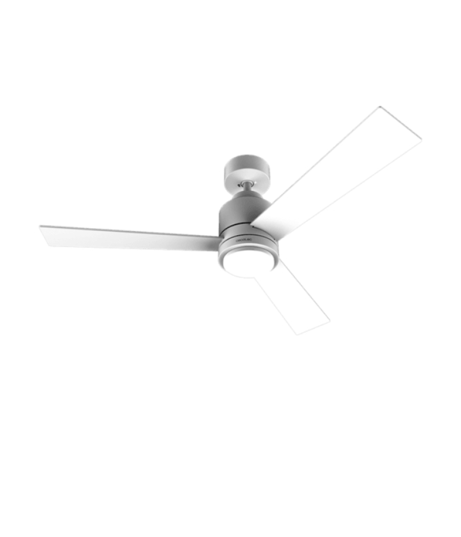 Ventilador de techo cecotec energysilence aero 4850 style white led y mando