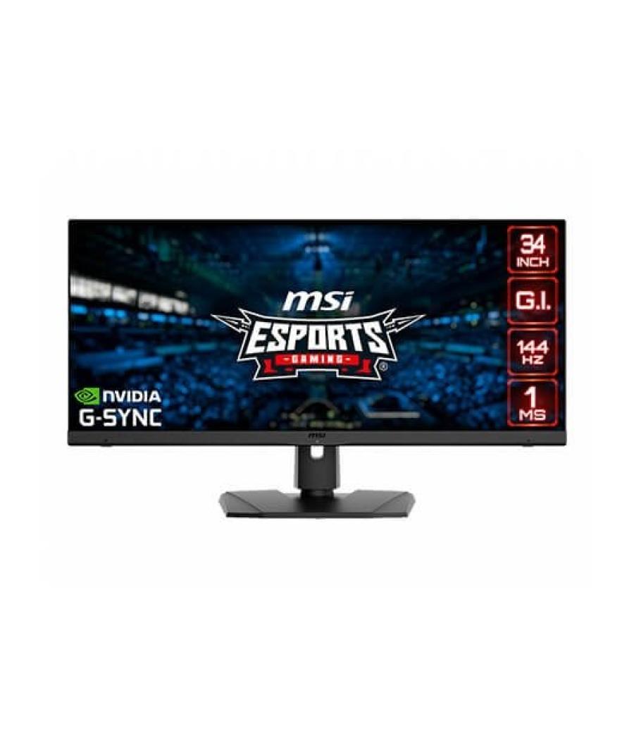 Monitor gaming 34 pulgadas msi optix mpg341qr negro
