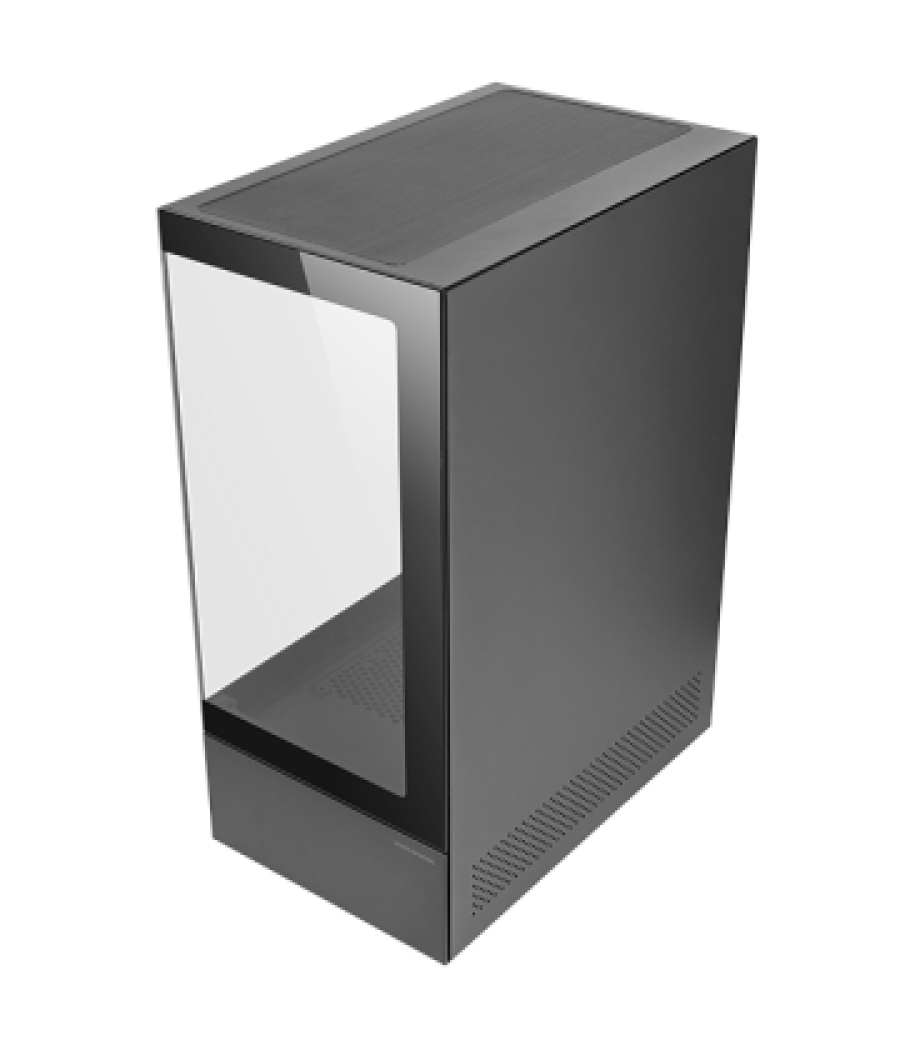 Caja atx semitorre gaming mars gaming mcxo doble cristal templado argb gpu 328mm 1x3.5 3x2.5 negro