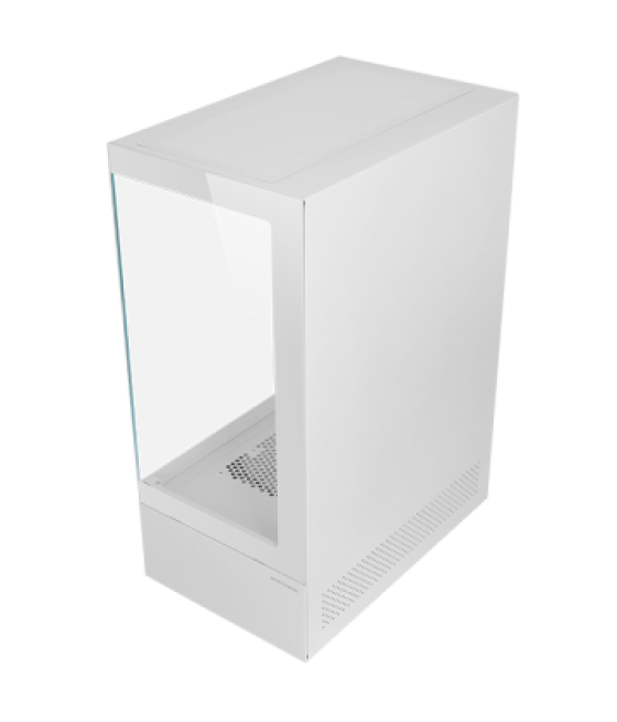 Caja atx semitorre gaming mars gaming mcxo doble cristal templado argb gpu 328mm 1x3.5 3x2.5 blanco