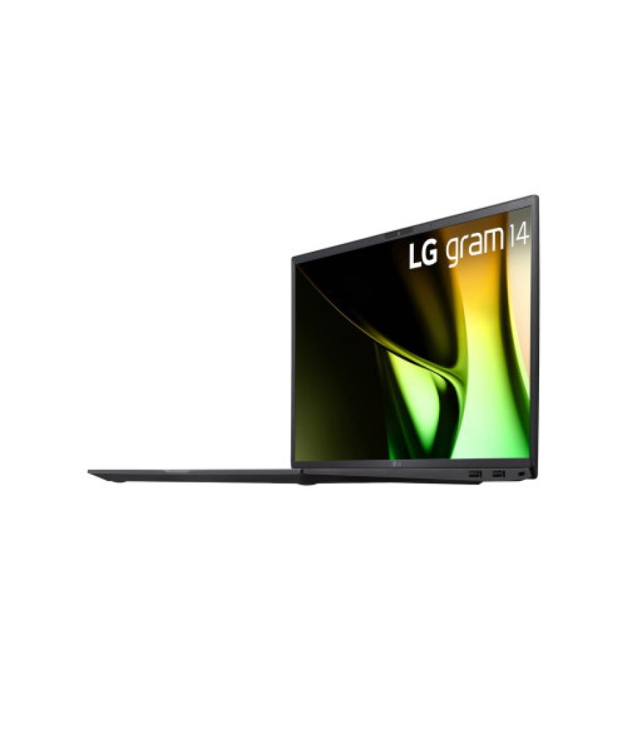 Lg gram 14z90s-g.aa55b ordenador portatil intel core ultra 5 125h portátil 35,6 cm (14") wuxga 16 gb lpddr5-sdram 512 gb ssd wi-