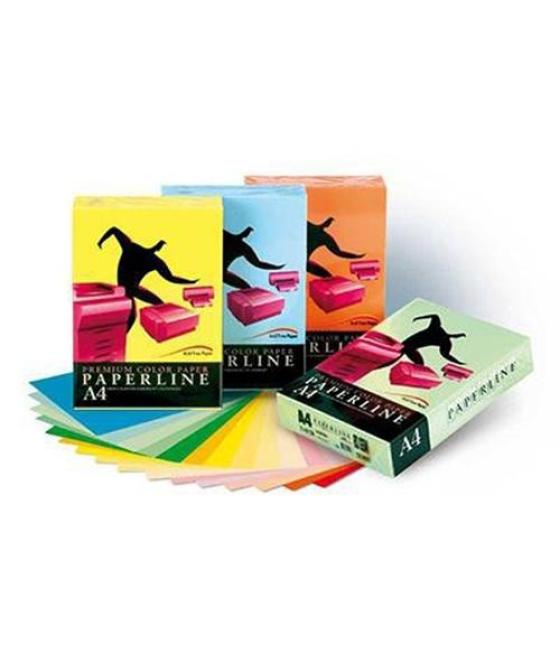 Fabrisa papel din a4 75gr inkjet/láser paquete 500h color amarillo fluor (ciber hp yellow)