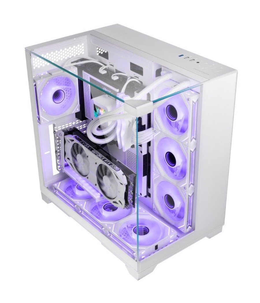 Caja gaming minitorre mars gaming mc-vision/ blanca