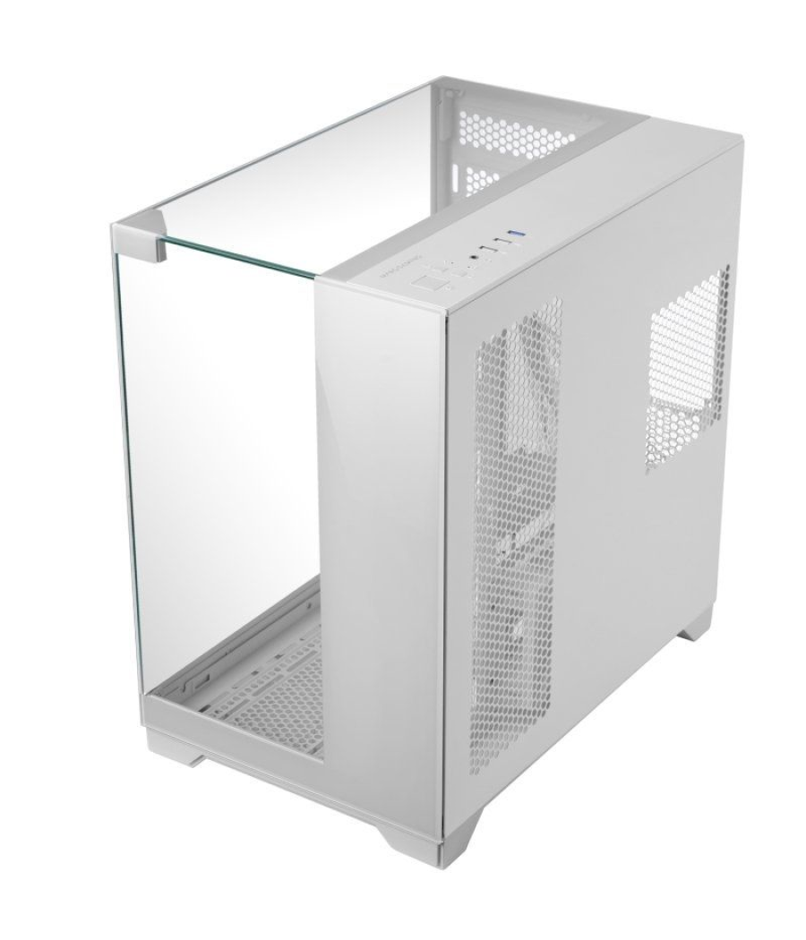 Caja gaming minitorre mars gaming mc-vision/ blanca