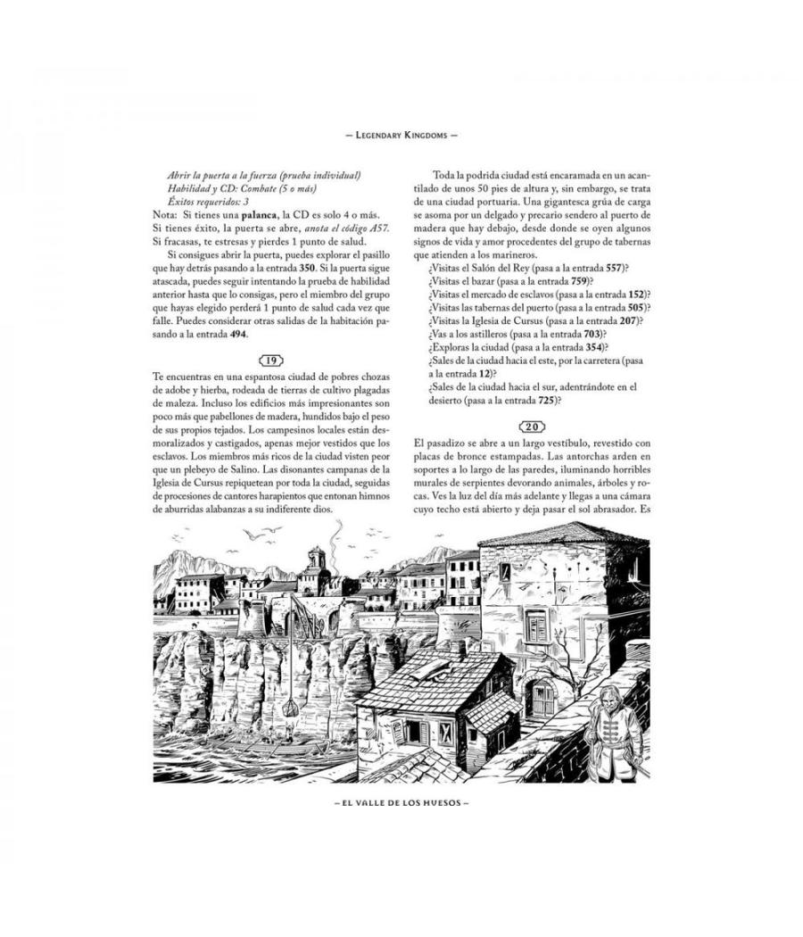 Libro - juego legendary kingdoms 1: el valle de los huesos