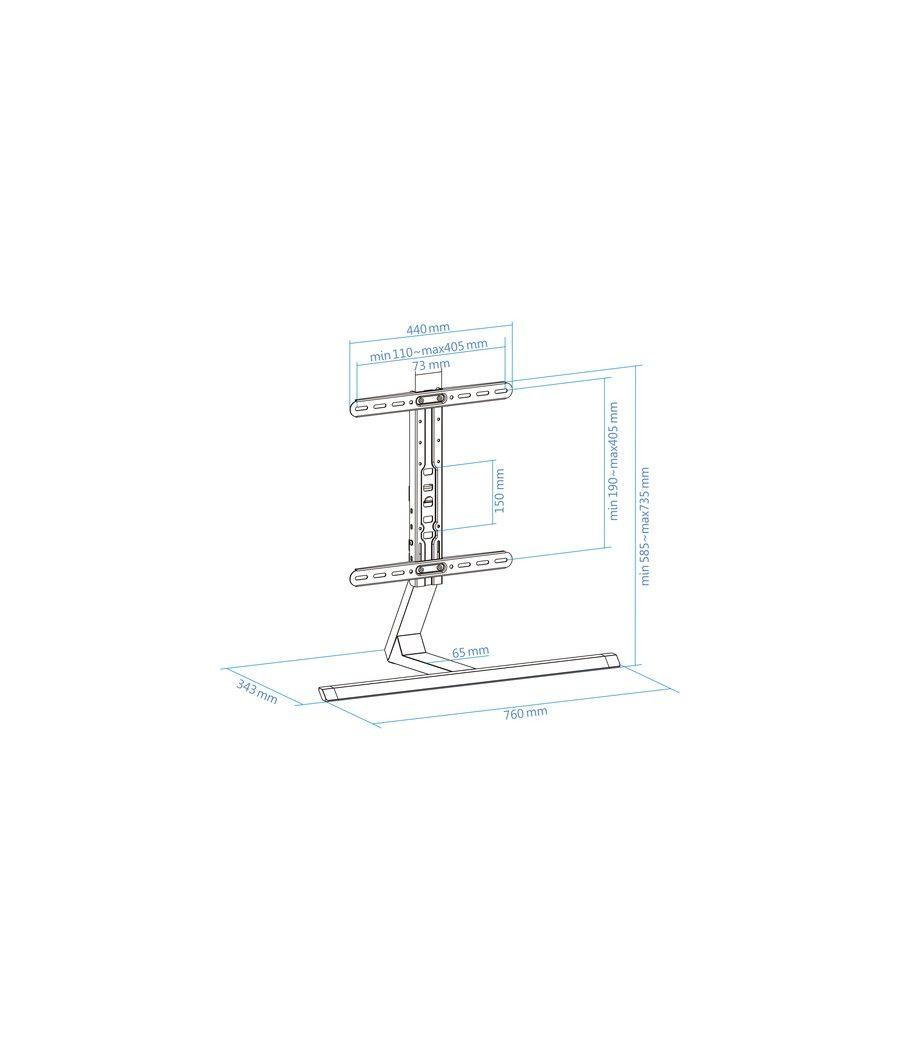 TooQ DB3265F-B soporte para TV 165,1 cm (65") Negro - Imagen 10