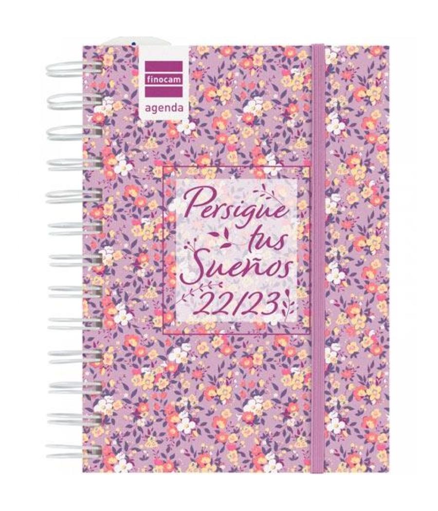 Finocam agenda escolar mini institut sueños 1/8 1dp espiral doble pp 2022-2023