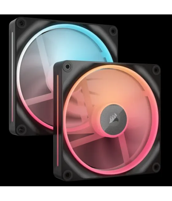 Corsair icue link lx140-r rgb carcasa del ordenador ventilador 14 cm negro 2 pieza(s)