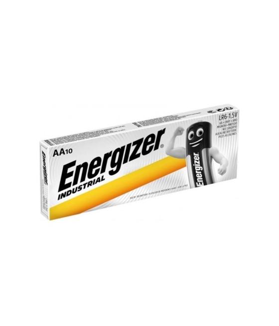 Energizer industrial alcalina lr6 aa 1,5v caja de 10