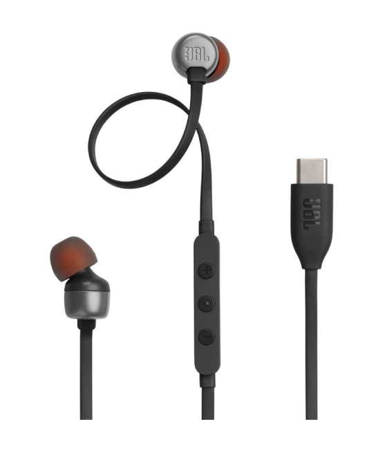 Auriculares intrauditivos jbl tune 310c/ con micrófono/ negros