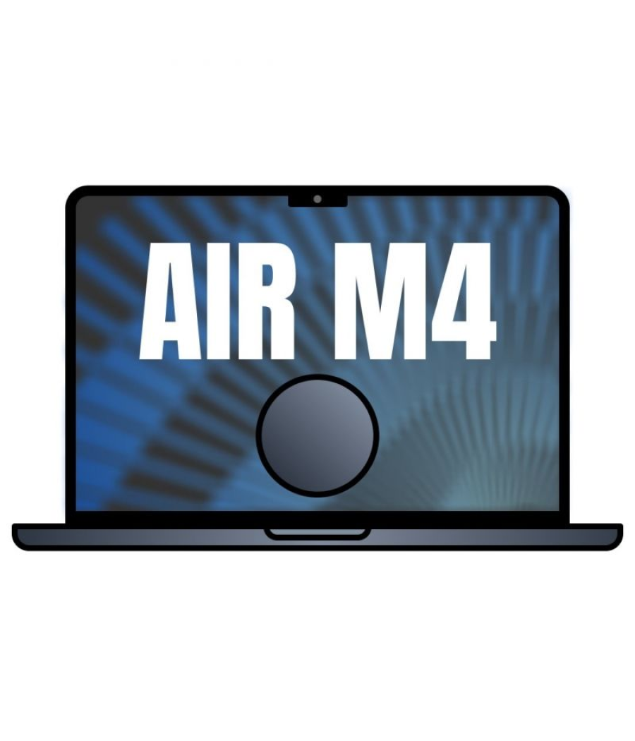 Apple macbook air 13,6'/ m4 10-core cpu/ 16gb/ 512gb ssd/ 10-core gpu/ medianoche Apple macbook air 13,6'/ m4 10-core cpu/ 16gb/ 512gb ssd/ 10-core gpu/ medianoche