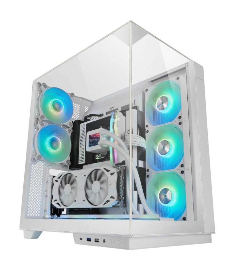 Caja gaming torre mars gaming mc-3gf/ blanca