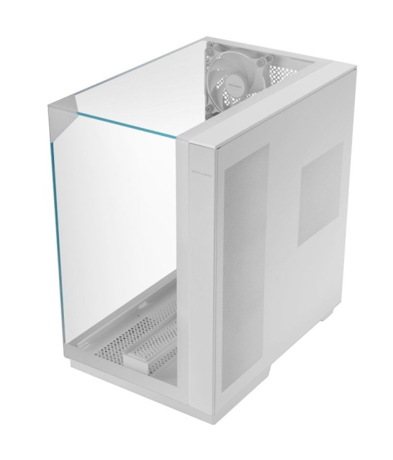 Caja gaming torre mars gaming mc-3gf/ blanca