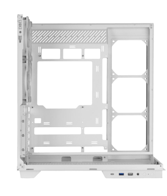 Caja gaming torre mars gaming mc-3gf/ blanca