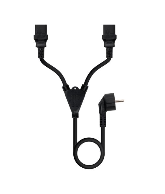 Cable alimentacion cee7/m a 2xc13/h 3 m nanocable