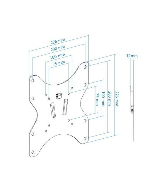 TooQ LP1242F-B soporte para TV 106,7 cm (42") Negro - Imagen 7