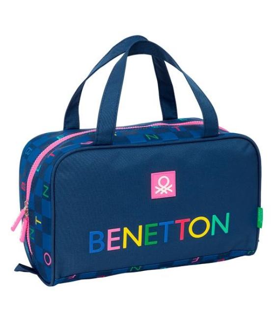 Safta neceser rectangular 8l benetton damero