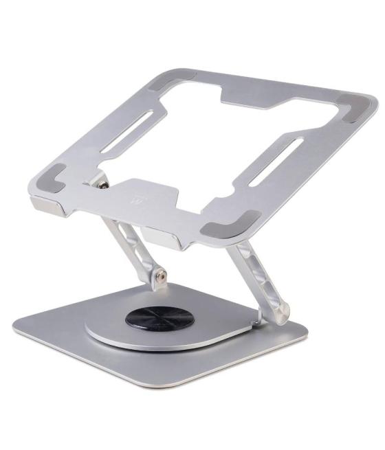 Ewent soporte portatil aluminio 17" giro 360º