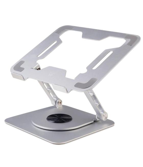 Ewent soporte portatil aluminio 17" giro 360º