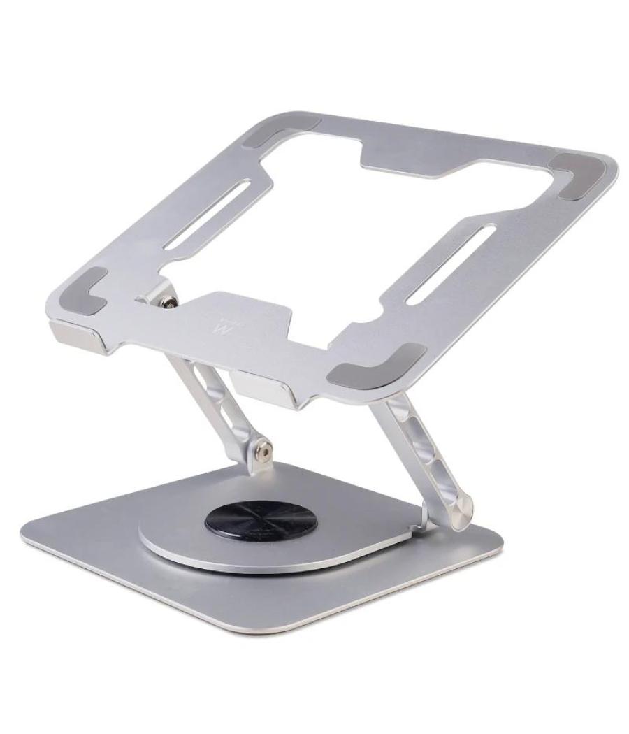 Ewent soporte portatil aluminio 17" giro 360º