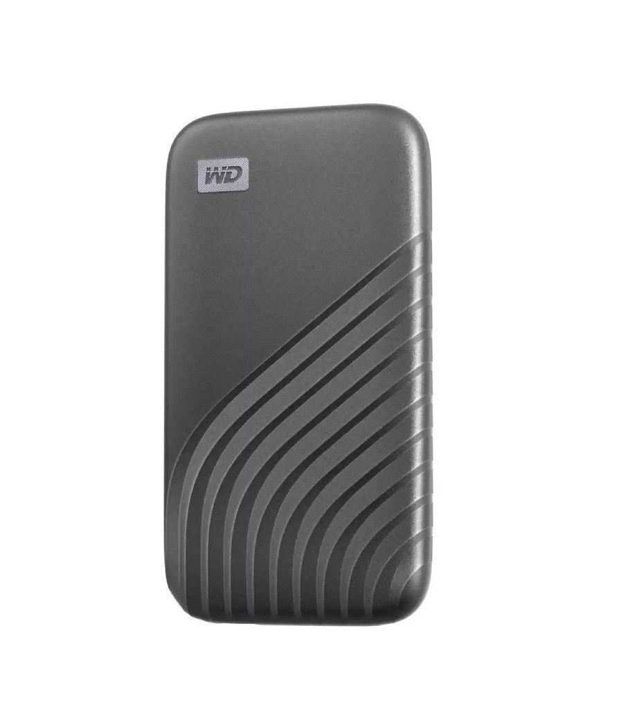 Disco externo ssd western digital my passport ssd 500gb/ usb 3.2/ gris - Imagen 3