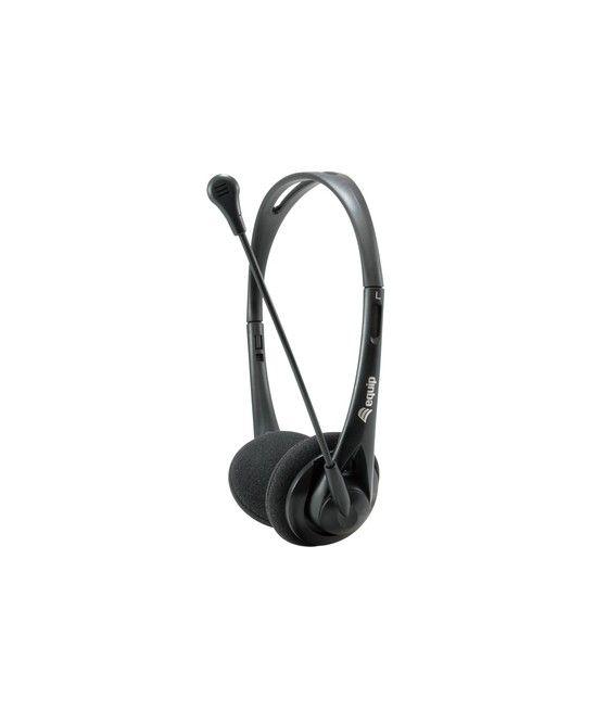 Equip Chat Headset Auriculares Alámbrico Diadema Calls/Music Negro - Imagen 1
