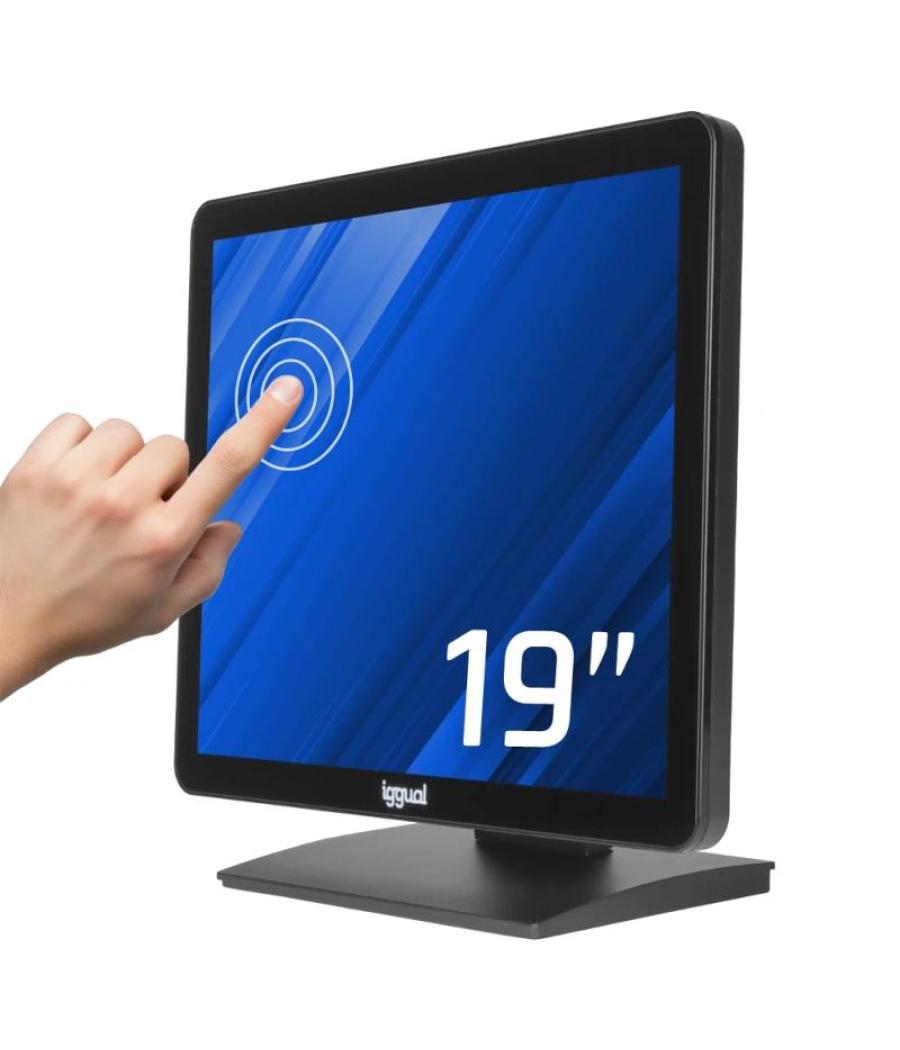 Iggual monitor táctil capacitivo 19" vga hdmi usb