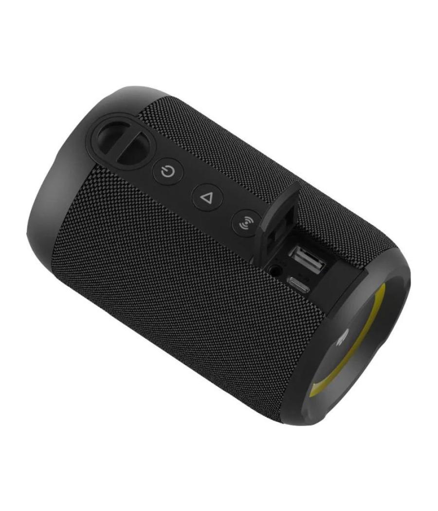 Ngs altavoz portatil bt, luces rgb ipx7