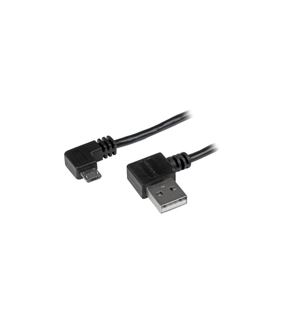 Cable 1m micro usb acodado - Imagen 1