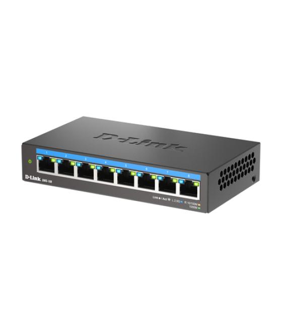 D-Link DMS-108 No administrado L2 2.5G Ethernet (100/1000/2500) Negro