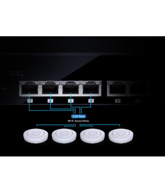 D-Link DMS-108 No administrado L2 2.5G Ethernet (100/1000/2500) Negro