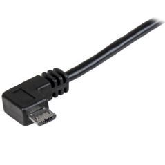 Cable 2m micro usb acodado