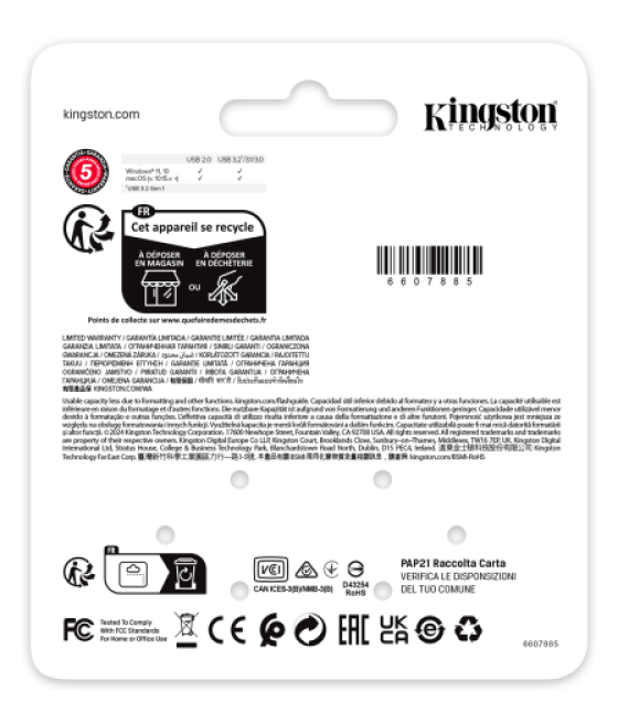 Kingston technology datatraveler se9 g3 unidad flash usb 64 gb usb tipo a 3.2 gen 1 (3.1 gen 1) negro
