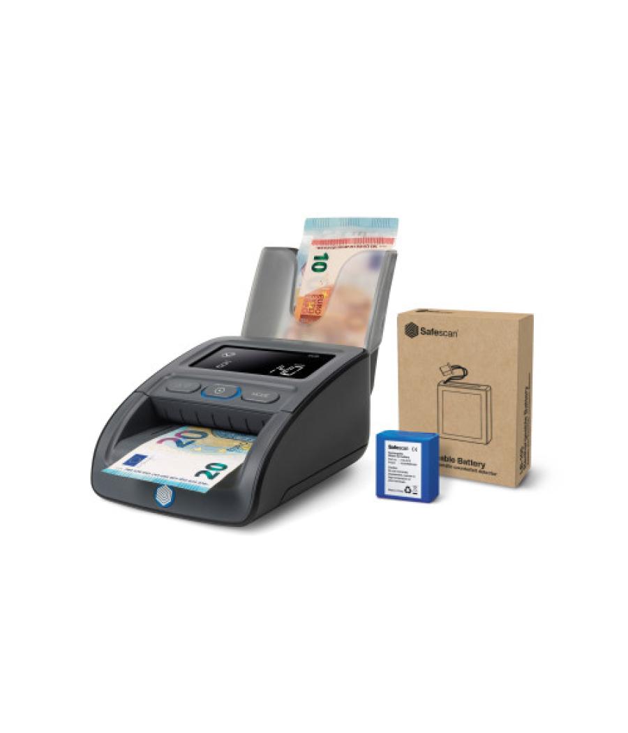 Pack detector billetes falsos 155-s + apilador rs-100 + bateria reclargable lb-105 safescan 112-0732
