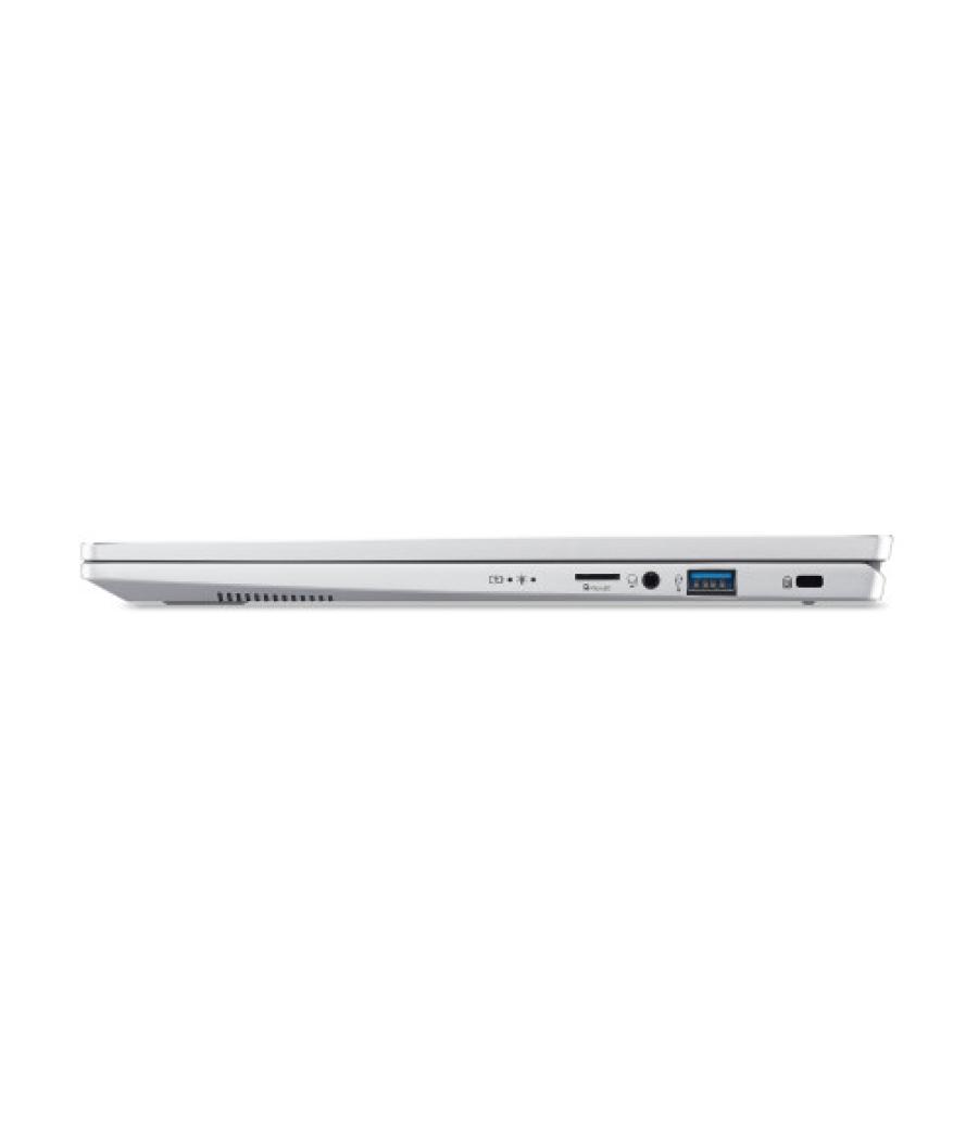 Acer swift sfg14-73 intel core ultra 7 155u portátil 35,6 cm (14") 2.8k 16 gb lpddr5x-sdram 512 gb ssd wi-fi 6 (802.11ax) window