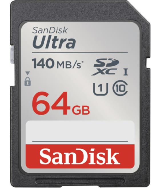 Sandisk ultra 64 gb sdxc uhs-i clase 10
